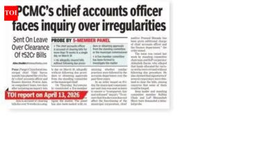 पीसीएमसीच्या तपासणीत 60 कोटी बिल मंजुरीमध्ये नियमांचे उल्लंघन झाल्याचे आढळून आले