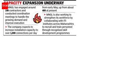 पुणे, पिंपरी चिंचवडमध्ये पीएनजीच्या मागणीत वाढ झाली कारण सरकारने गृहनिर्माण सोसायट्या बदलण्याचा प्रयत्न केला