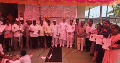 सामाजिक बांधिलकीचा जागर जागवत भूमीहीन गरिबांना घरासाठी जमीन देऊन स्व.अंकुश तात्या जरे यांना अनोखी आदरांजली