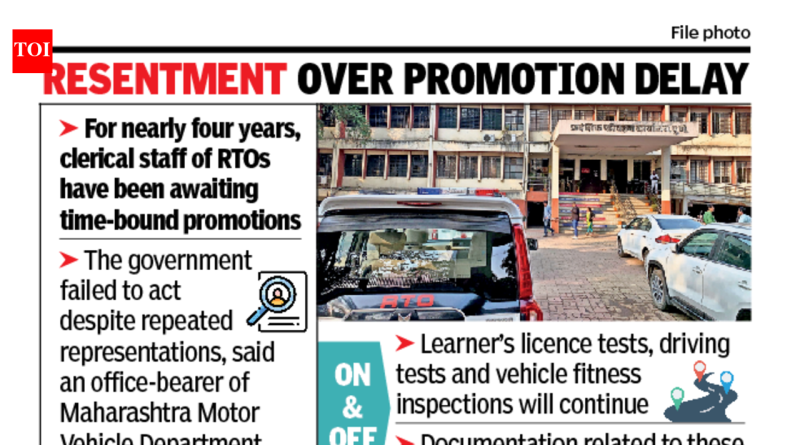 RTO लिपिक कर्मचाऱ्यांच्या संपाचा फटका ड्रायव्हिंग लायसन्स वितरणाला बसणार | पुणे बातम्या