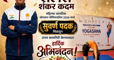 मिरजेच्या शैलेश कदम यांची पहिल्या जागतिक योगासन चॅम्पियनशिप २०२६ मध्ये सुवर्ण पदक मिळवून उत्तम कामगिरी