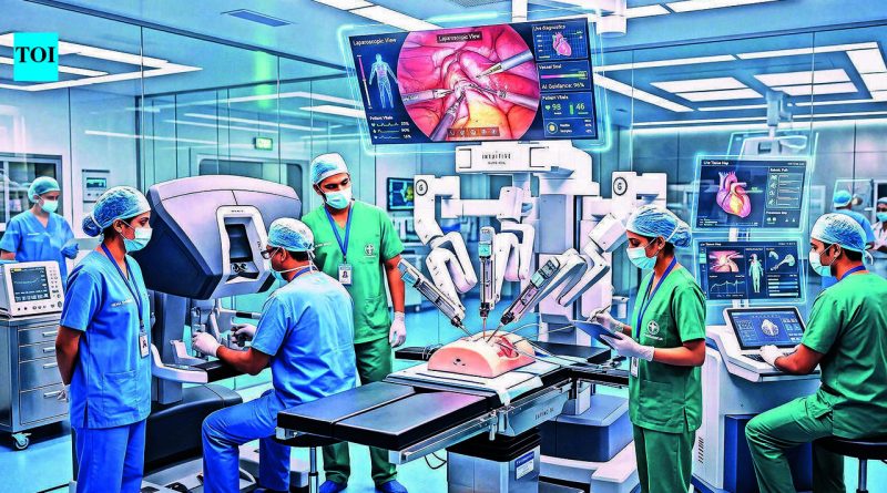 जटिल ऑपरेशन्समध्ये अधिक अचूकतेसाठी सर्जन रोबोटिक सहाय्यक प्रक्रियेकडे वळतात | पुणे बातम्या