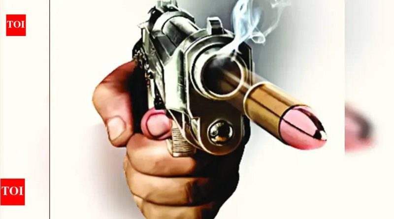 टोळीने गोळीबार केल्यानंतर शेतकरी तलावात उडी घेऊन खुनाच्या प्रयत्नातून बचावला