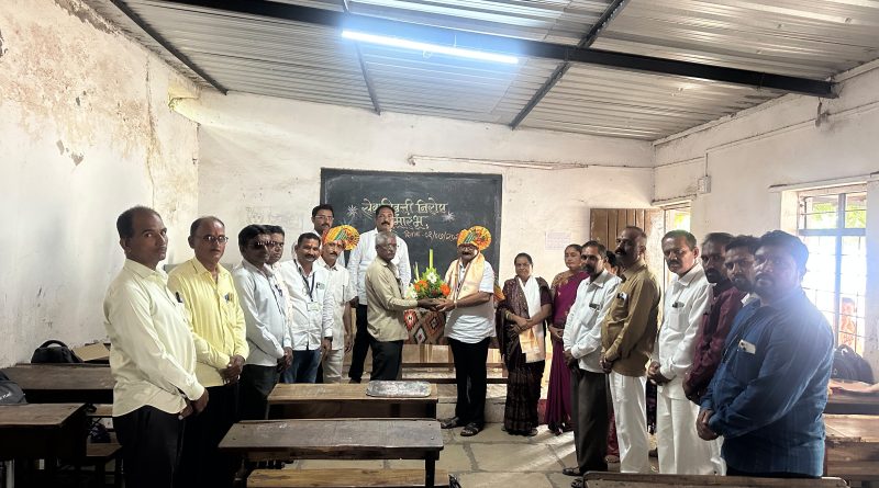 श्रीधर कन्या प्रशाला व ज्युनिअर कॉलेजच्या प्राचार्य पदी नेताजी शिंदे यांची निवड 